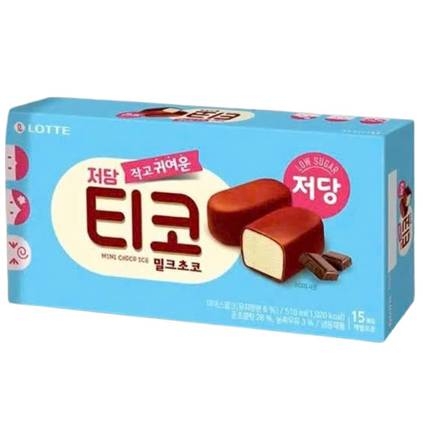 Kem viên socola ít đường Lotte Tico Low Sugar 510ML