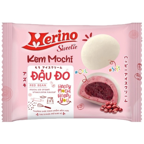 Kem mochi đậu đỏ Merino Sweetie 50g