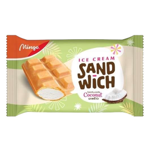 Kem bánh dừa Mingo Sandwich Coconut Thái Lan 45g