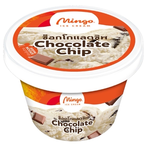 Kem ly vani vụn socola Mingo Chocolate Chip Cup 120ML