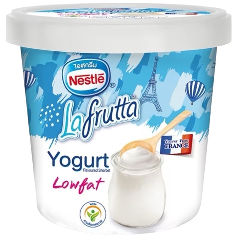 Kem hộp sữa chua Nestle Lafrutta Yogurt Lowfat Pint 240g
