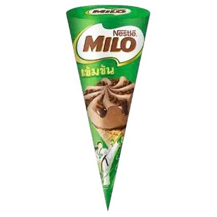 Kem ốc quế Milo đậm vị Nestle IC Cone 64g