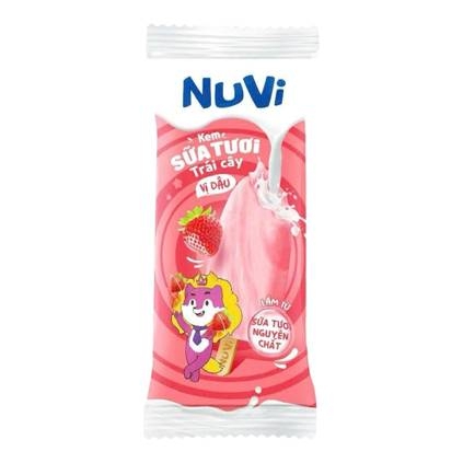 Kem sữa tươi trái cây dâu Nuvi 44g