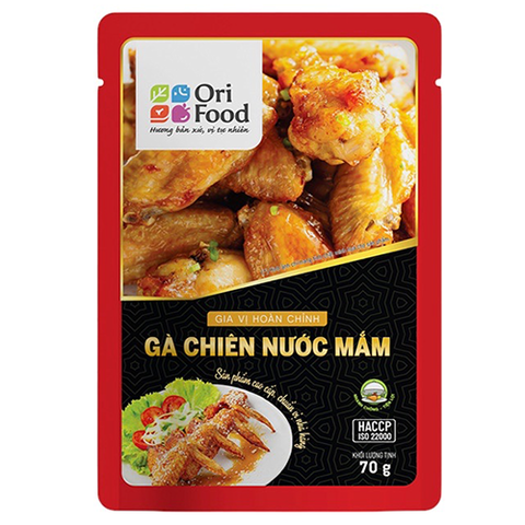 Gia vị gà chiên nước mắm OriFood 70g