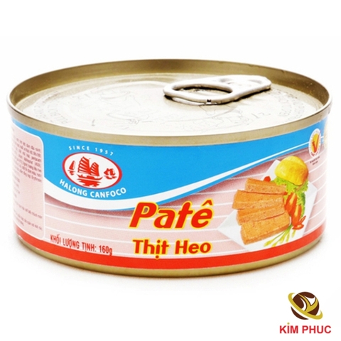 Pate thịt heo Hạ Long Canfoco 160gr