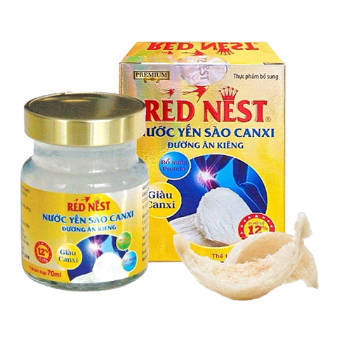 Nước yến sào Red Nest Canxi lọ 70ml