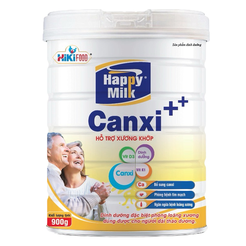 Sữa bột Happy Milk Canxi 900g