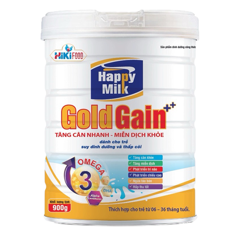 Sữa bột Happy Milk Gold Gain 900g