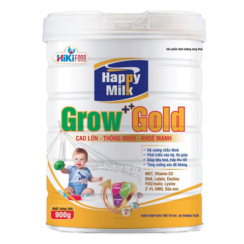 Sữa bột Happy Milk Grow Gold 900g