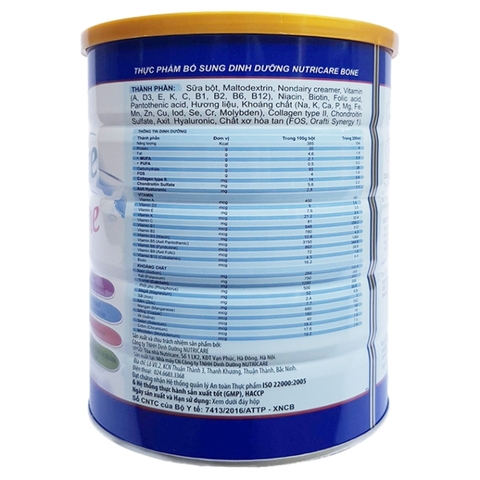 Sữa bột Nutricare Bone 900gr