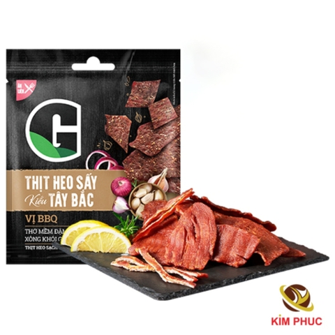 Thịt heo sấy kiểu Tây Bắc vị BBQ G 25gr