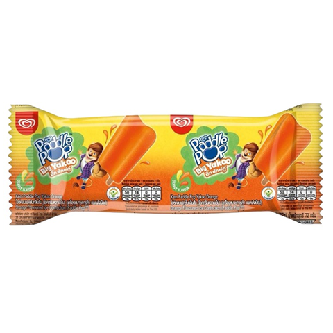 Kem cam đôi Wall's Paddle Pop Yakoo Orange 68ML