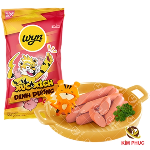 Xúc xích tiệt trùng dinh dưỡng Wyn 100gr