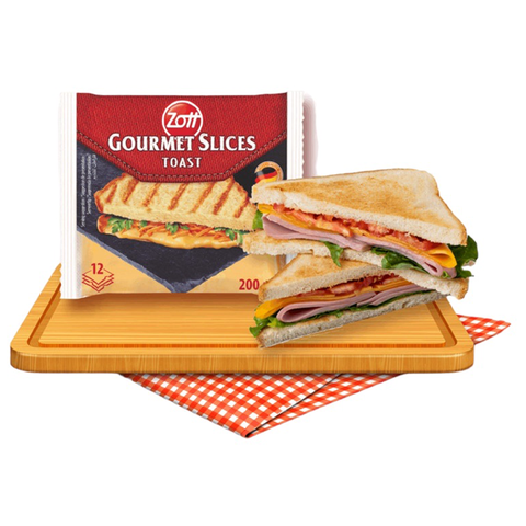 Phô mai lát Zott Gourmet Slices Toast 200g