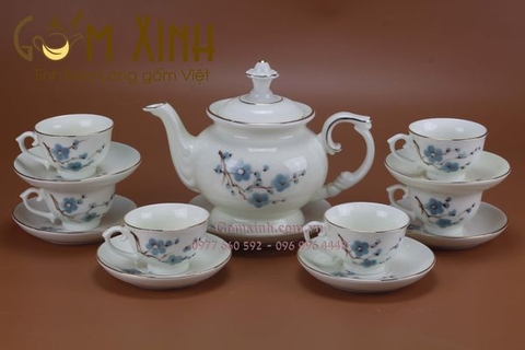 3 Lý do nên chọn ấm chén sứ trắng Bát Tràng cho bàn trà ngày Tết