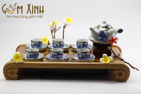 Tổng hợp hơn 30 mẫu ấm chén Bát Tràng bọc đồng đẹp bán chạy nhất