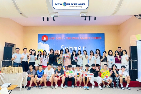 🌿 Paragon Resort 2N1Đ 💑 Một chuyến đi khép lại năm học bằng thật nhiều niềm vui cùng các em học sinh lớp 10 trường Marie Curie