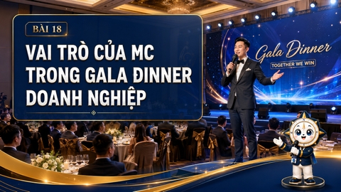 Vai trò của MC trong Gala Dinner doanh nghiệp