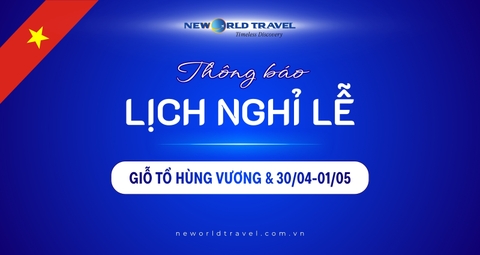 🇻🇳 Lịch nghỉ lễ Giỗ Tổ Hùng Vương và 30/04 - 01/05