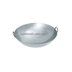 Chinese Wok with 2 handles , SS; 8 size: 39cm- 72cm