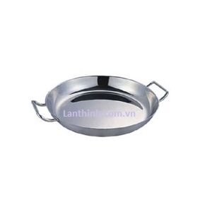 French paella pan,s-s, 2 sizes: dim 36cm - 40cm