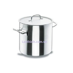 Stock pot with lid, SS, 11 sizes: 6 - 198 lt