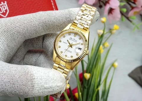 OLYM PIANUS OP68322L29K-T - NỮ - KÍNH SAPPHIRE - PIN - 28MM