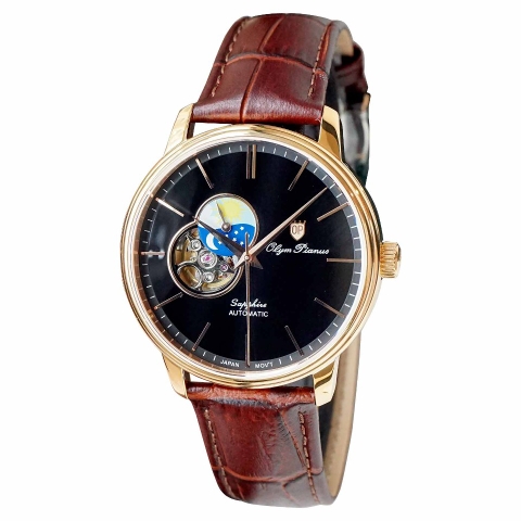 OLYM PIANUS OP990-389AMR-GL-D - NAM - KÍNH SAPPHIRE - AUTOMATIC - 40MM