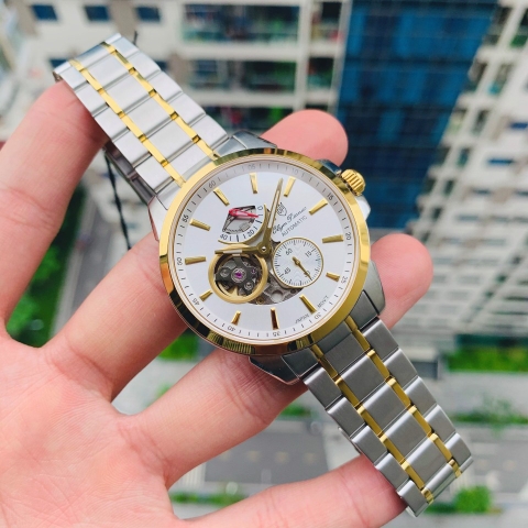 OLYM PIANUS MODERN SKELETON OP9908-88.1AGSK-T - NAM - KÍNH SAPPHIRE - AUTOMATIC - 40MM