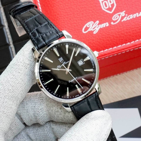 OLYM PIANUS OP130-03MS-GL-D - NAM - KÍNH SAPPHIRE - PIN - 38MM