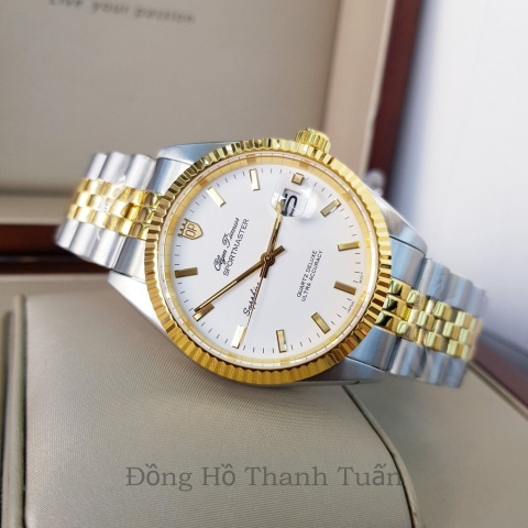 OLYM PIANUS OP89322GSK-T - NAM - KÍNH SAPPHIRE - QUARTZ - 40MM
