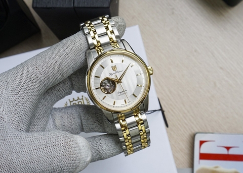 OLYM PIANUS GENTLEMEN OP990-162AMSK-T - NAM - KÍNH SAPPHIRE - AUTOMATIC - 40MM
