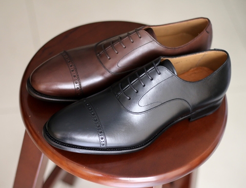 PUNCHED CAP TOE OXFORD