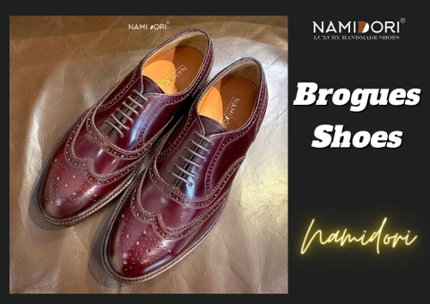 Giày Brogues-Một trong những mẫu giày phổ biến nhất hiện nay
