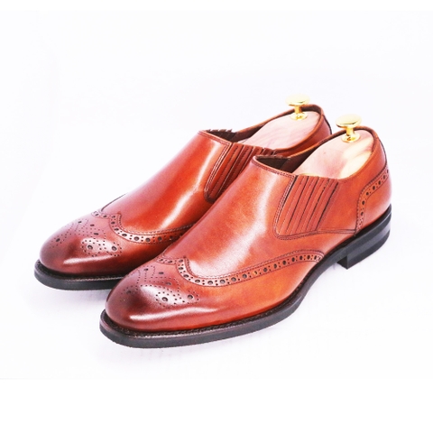Wingtip Elastic Loafer AR14