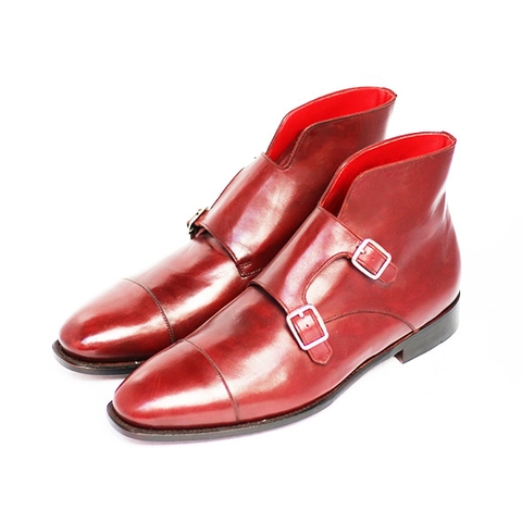 Cap Toe Double Monk Boots AL04