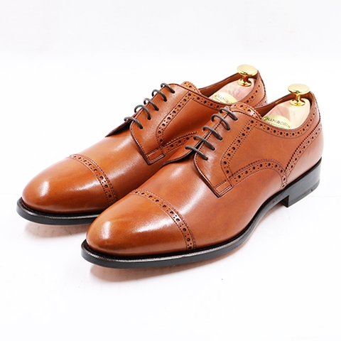 Quater Brogues Derby AL06 Tan 433