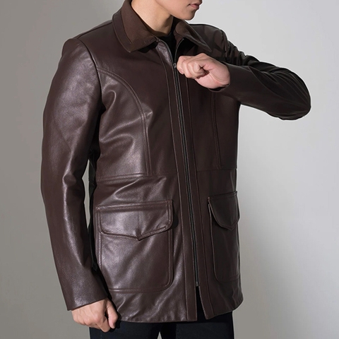 Brown Leather Mangto