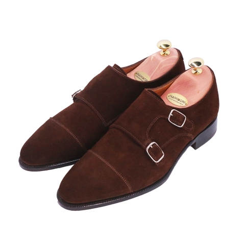 Cap Toe Double Monk SL00 Suede