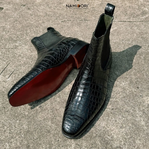 Namidori Crocodile Boots Bespoke