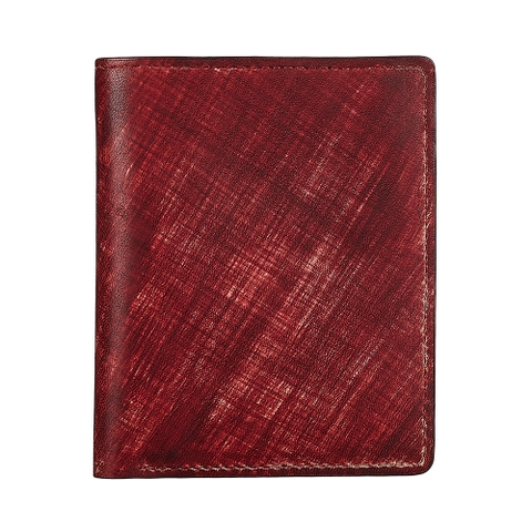 Ví Da Nam Đứng Màu Patina