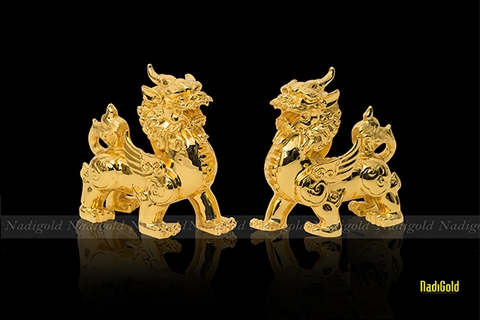 Tỳ hưu mạ vàng 24k cỡ nhỏ