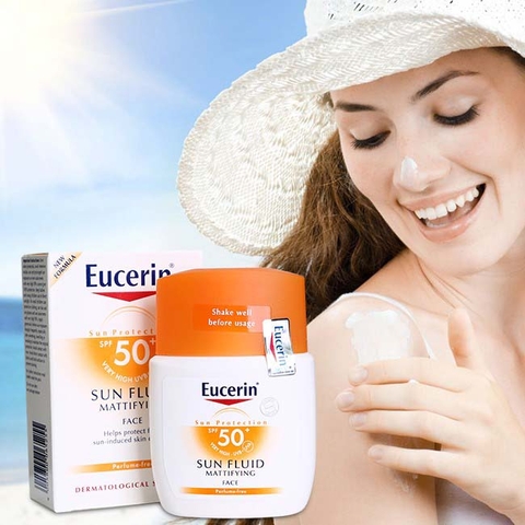 kem chống nắng eucerin là kem vật lý hay hóa học