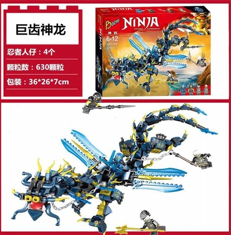 Lắp ráp Ninja Rồng Xanh Băng Giá - Boshi 294