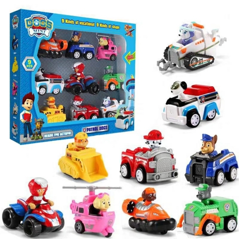 Biệt đội chó cứu hộ Paw Patrol - bộ 9 con