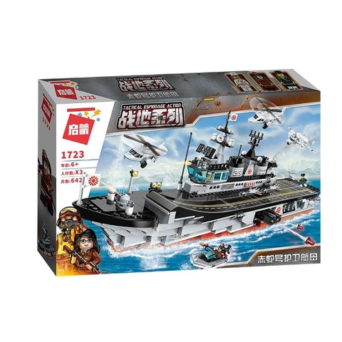 Lắp ráp tầu sân bay USS - enlighten 1723