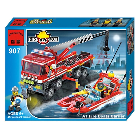 Lego xe cứu hỏa - Enlighten 907
