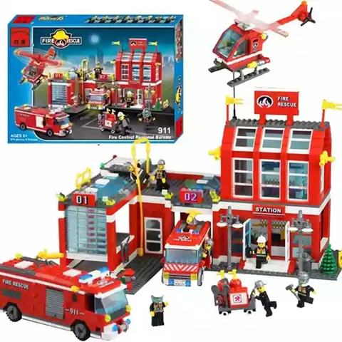 Lego chủ đề cứu hỏa - enlighten 911