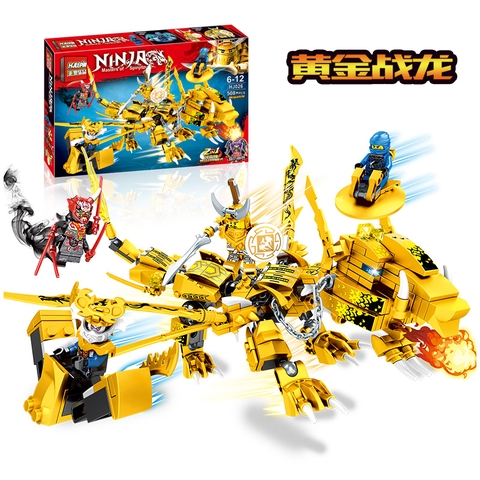 Lắp ráp Lego ROBO RỒNG SAMURAI 2 IN 1 - HJ026 508 chi tiết