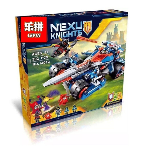 Lắp ráp nexo Knights Phi cơ kiếm của Clay - lepin 14012